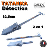 Pelle couteau renforcée démontable inox Lg 82,5cm TATANKA Détection