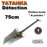 Pelle Renforcée tout inox 75cm "Finition Brute"